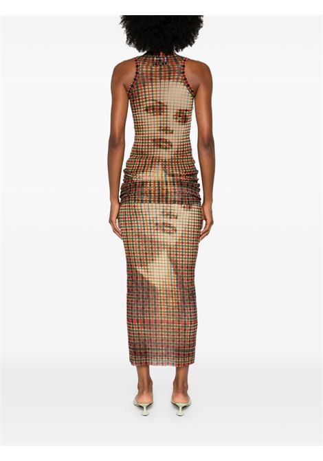 mini abito tank top tartan face donna multicolor in polimmide JEAN PAUL GAULTIER | 24/31-F-RO273-T563-95105030